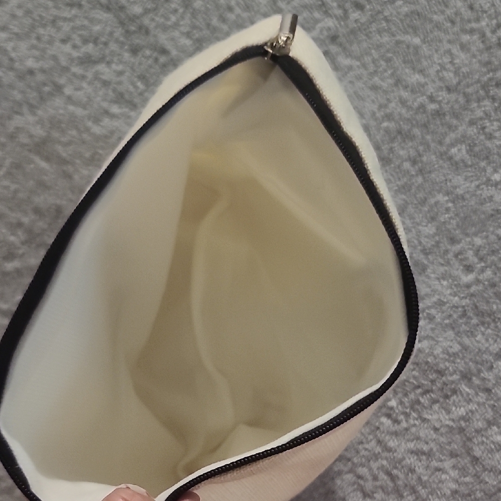 Shark Week Cream Cosmetic Bag - Picture 2 of 4